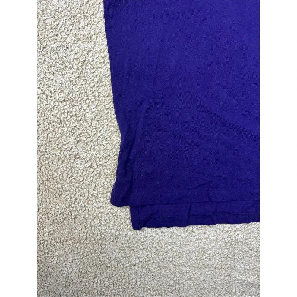 Polo By Ralph Lauren Polo Shirt Men's Size Medium Purple Custom Fit Gold Pony